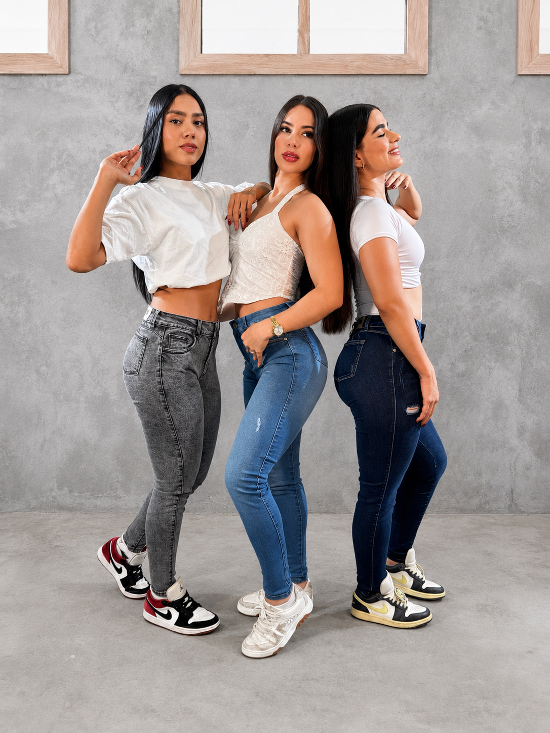 Three pack denim